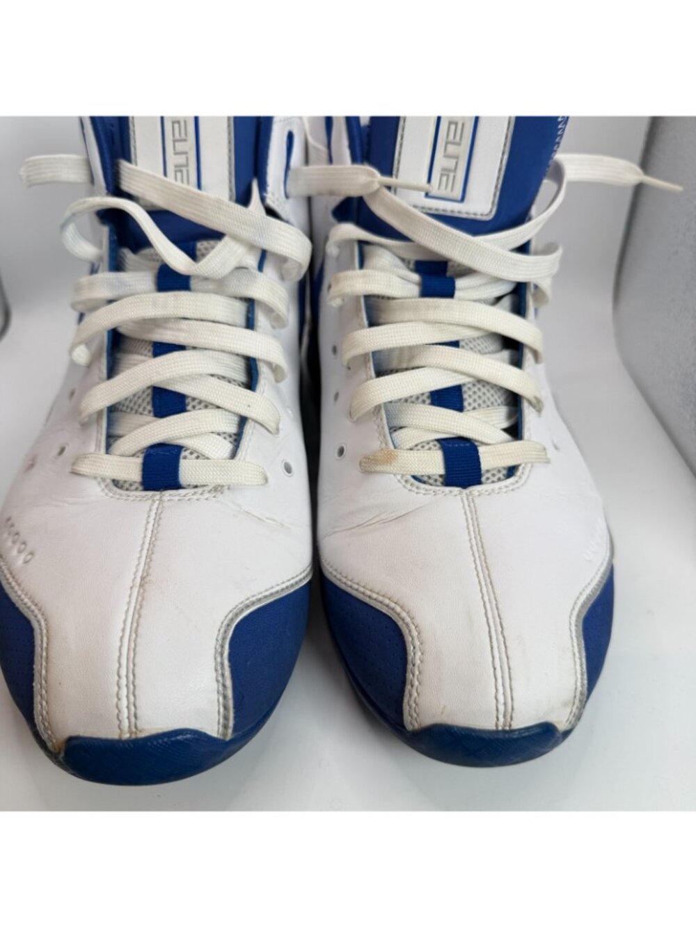 Nike Flight Shox Elite Slam Shoes Mens Size 11 Blue White Basketball 324826-141 - Picture 4 of 14